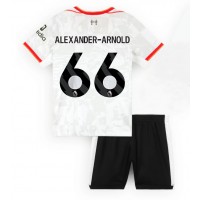 Maglie da calcio Liverpool Alexander-Arnold #66 Terza Maglia Bambino 2024-25 Manica Corta (+ Pantaloni corti)